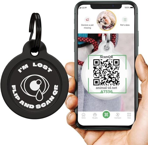 Placa NFC Personalizada para Mascotas